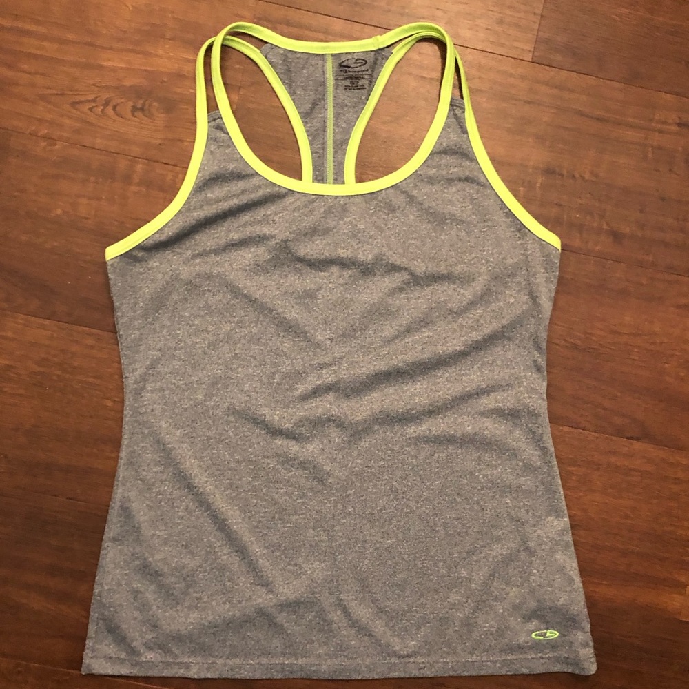 Champion Gray/Lime Green Tank